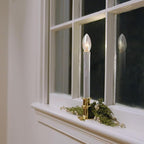 25 Pack Candle Light Bulbs C26 Torpedo Candelabra Bulbs 7 Watt Clear, E12 Base Bulbs for Chandelier Light Night Light Electric Window Candle Lamps ASIN