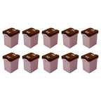 30 Amp J-Case Low Profile (Mini) Fuse 16mm for Pickup Trucks, Cars and SUVs (30A, 10 Pack)