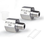 2 pieces，Npt1/2 Female to Npt1/4 Male Thread Adapter, Water line adapter，Fabricate of 304 Stainless Steel