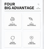 SUZZYVINE Reusable Dish Cloths, Disposable Cleaning Cloth，Kitchen Towels Dish Towel,2 Roll,Green,100 Sheets