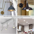 E26 Socket Extender, E26 to E26 Lamp Socket, 6.5CM/2.56 Inch Socket Extension Adapter, 2-Pack