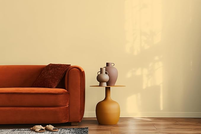 EVOLVE Paint & Primer: Environment-friendly, Low Sheen with One-coat Coverage for Interior & Exterior surfaces (Honey Yellow, 5-Gallon)