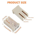 25A 32V Mini Slotted Automotive MCASE Shaped Cartridge Fuse Kit(Pack of 10pcs,25A)