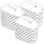 Respirator Cartridge/Filter, 6001 Filter Cartridges Installed on 6200, 6800 Respirator Body, Use for Asbestos, Resin, Paint, Dust, Welding