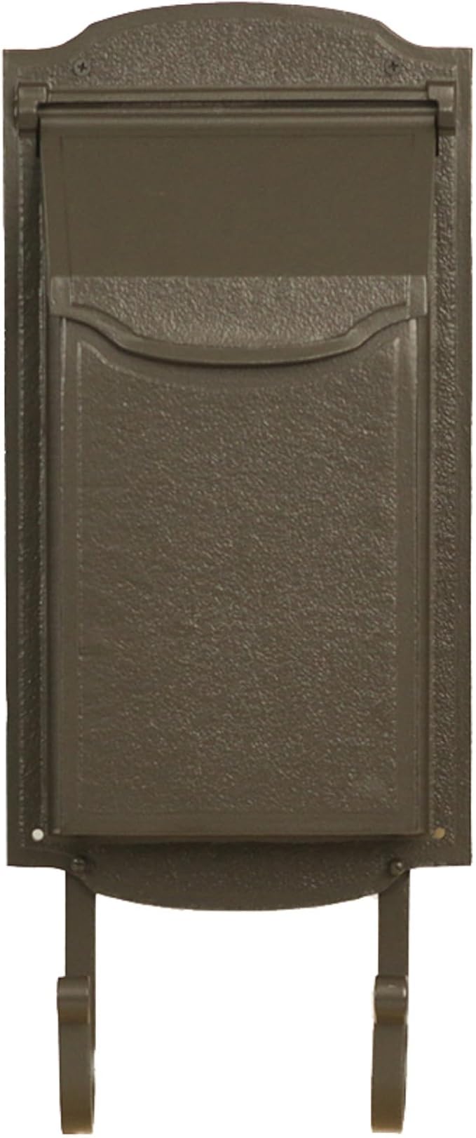 Special Lite Contemporary Vertical Wall Mount Mailbox - Mocha Aluminum Mailbox for Wall Mount - SVC-1002-MOC