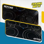 Cerama Bryte Removes Tough Stains Cooktop and Stove Top Cleaner for Glass - Ceramic Surfaces, 18 Ounces, 2 Pack