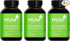 HUM Gut Instinct, Daily Probiotics for Digestive Health for Women and Men - Lactobacillus + Bifidobacterium Strains for Bloating, Immune Support + Healthy Gut Diversity (90-Count)