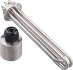 DERNORD 2 Inch Tri-Clamp 240V Water Heating Element Immersion U Type Electrical Brewing Boiler Heater (240V 4500W)
