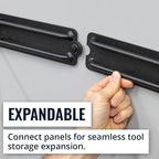 StoreYourBoard Garage Tool Organizer Wall Mount – Heavy Duty Garage Wall Organizer for Garage Organization and Storage, Broom Holder Wall Mount for Gardening Tools & Yard Tools – 48" Holds 450 lbs