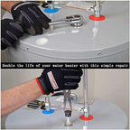 Podoy Magnesium Anode Rod for Hot Water Heater Compatible with Reliance Rheem Richmond GE Tanks Universal 32 Inches x Three Quarter 3/4" NPT Thread, 0.84" Diameter Hex Plug 2