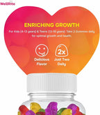 Kids Multivitamin & Mineral Gummy Vitamins which Provide Overall Development & Growth, 60 Count, Lemon & Strawberry Flavored, Vegan, Gelatin Free, Gluten Free, Nut Free