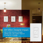 Lutron Caseta Original Smart Dimmer Switch (Lutron Smart Hub Required), for LED Lights, 150 Watt, Single-Pole/3-Way, No Neutral Required, PD-6WCL-LA, Light Almond