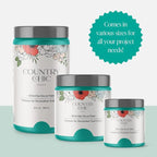 Country Chic All-in-One Chalk Paint for Furniture, Cabinets, Home Decor, Eco-Friendly, Matte Finish, Built-In Primer & Top Coat for Wood, Metal - Whoop-de-do (Bright Teal) - 4 oz (118 ml)