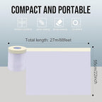 Lichamp Plastic Cover for Painting, Pre-Taped Masking Film, 22 inch x 30 Yard x 3 Rolls (90 Yards Total), Painters Plastic with Tape, Advanced Masking Tape Film