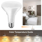 Energetic 12-Pack BR30 Dimmable Indoor LED Flood Light Bulb, 11W=75W, 5000K Daylight, 900LM, Ceiling Light Bulb for Cans, CRI85+