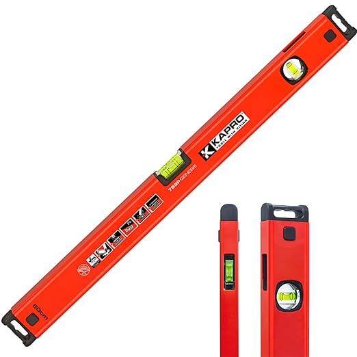 Kapro - 781 Genesis Box Level - Features Horizontal Vial and Dual-View Plumb Site - VPA Certified - Aluminum - 72 Inch