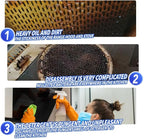 LANWEXY-heavy duty glass stove top oven bbq grill microwave cooktop cleaner spray、for outdoor grill electric stove top、non toxic fume free、easy off Oil pollution (3 bottles)