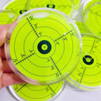 75x12mm Bubble Spirit Level Degree Marked Surface Circular Bubble Round Level Bubble Measuring Tools