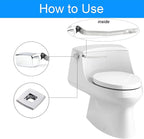 Toilet Flush Handle Replacement, Side Mount Toilet Tank Lever Fit for Kohler 85114-CP Trip Lever Kit, Polished Chrome