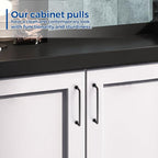 JOY DECOR Cabinet Pulls – 6-1/4 Inch Hole Center, Oil Rubbed Bronze, 2 Pack, Zinc Alloy Cabinet Handles for Drawers & Cupboard – Vintage Style Hardware for Kitchen, Bathroom, Dresser