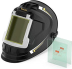 TOOLIOM Flip Front Welding Helmet Welding Mask with Flip Up Lens Welding Hood Shade-10 Welder Helmet for Stick MIG TIG