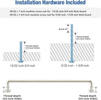 JOY DECOR Cabinet Pulls – 8-3/4 Inch Hole Center, Brushed Nickel, 5 Pack, Zinc Alloy Cabinet Handles for Drawers & Cupboard – Vintage Style Hardware for Kitchen, Bathroom, Dresser, Furniture Makeover