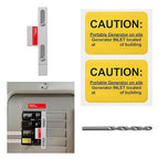 Generator Interlock Kit Compatible with Eaton Cutler Hammer 100 Amp and 125 Amp Panels Breaker,for Safe Usage of Portable Power During Outage,Professional and Interlock Kit (1)