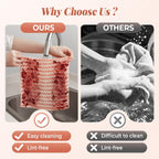 Coral Fleece Striped Rag Cleaning Dish Cloth, Reusable and Washable Microfiber Cleaning Rag, Absorbent Streak Free Lint Free Rags, Kitchen Clean Towels for Scrubs Dishes, Sinks Cleans (Green, 5PCS)