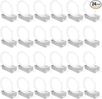 24 Pack 6 Inch Ultra-Thin LED Recessed Ceiling Light with Junction Box, 5000K Daylight, 12W 110W Eqv, Dimmable Canless LED Recessed Light, 1050LM High Brightness Wafer Downlight- ETL&FCC Certified