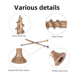 Deck Screws #10 x 4’’, T25 Star Torx Drive Flat Head Wood Screws, Brown, 5lb