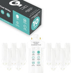 GoodBulb 42 Watt CFL Light Bulbs 4 Pin GX24Q-4 Base 4100K Cool White 42W High Output 3200 Lumens Triple Tube Compact Fluorescent Light Bulbs Plug-in 10 Pack