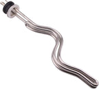 DERNORD 240V 4500W Tri-clamp Ripple Heating Element Stainless Steel Immersion Water Heater with 3-Wire Electrical Locking Plug (1.5 Inch Tri clamp)