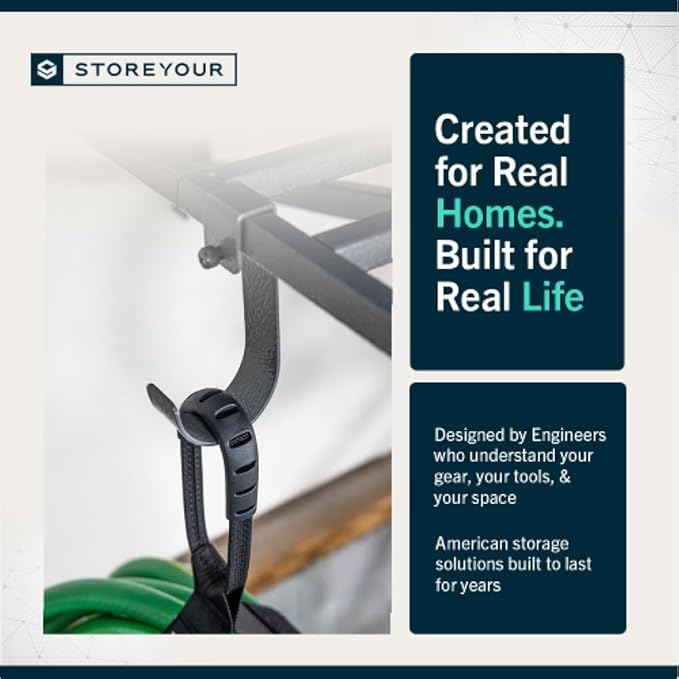 StoreYourBoard 2-Pack Heavy Duty Wall Shelves 2ft x 4ft – Wall-Mounted Garage Storage Shelving and Organization for Sheds, Closets, or Utility Rooms – Holds 200 lbs - Hammered Gray