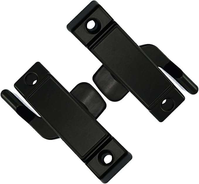 DZS ELEC 2PCS Replacement Broken Sash Locks Folding Door Accessories Lift and Suspend Window Locks Mounting Hole Pitch 2.44 in. for Vertical Horizontal Sliding Windows
