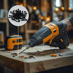 #7 x 1-3/8" Phillips Bugle Head Coarse Thread Sharp Point Drywall Screw, Self Tapping Wood Screws with Black Phosphate Coated, Ideal Screw for Drywall, Wood and Sheetrock, 90 Pieces