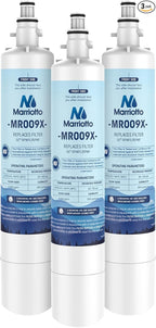 MARRIOTTO Replacement for GE® RPWFE, RPWF (Built-in CHIP) Refrigerator Water Filter, Compatible with GFE28GELDS, PFE28KELDS, PFE28KYNFS, GFD28GELDS, GYE22HMKES, GFE28GYNFS, GFD28GYNFS, Pack of 3
