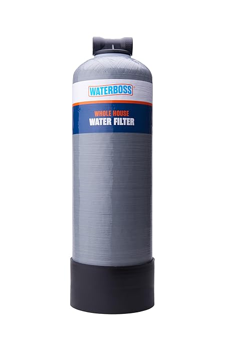 WaterBoss Whole House Water Filter - Whole Home Water Filtration System for Well & City Water - Filters 96.9% of Chlorine Taste & Odor - 6yr, 600,000 Gl, WB-WH-Filter