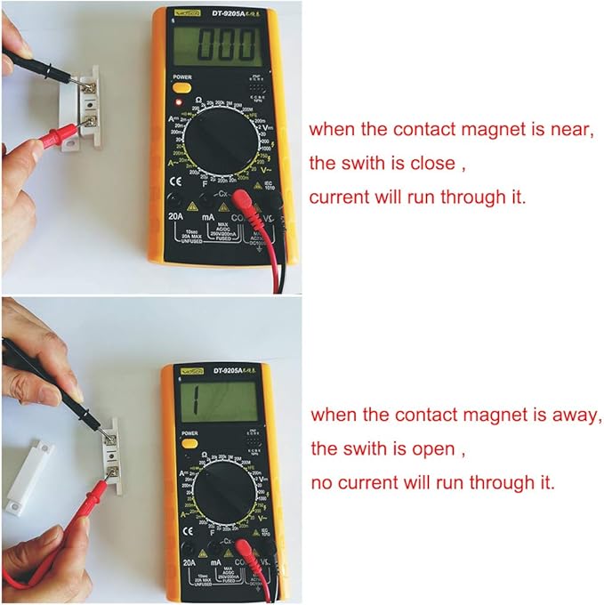 10pcs Surface Mount Alarm 10W 100V 0.5A in Max Magnetic Contact Ideal for Door Window Security