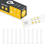 GoodBulb PLL18/827 | 18W 8.9" Twin Tube Compact Fluorescent Light Bulb | 4-pin 2G11 Base 2700K Soft White 1050 Lumen | 36000 Hour Long Life Biax | Pack of 10