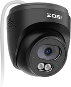 ZOSI C220 4MP 2.5K QHD Add-On PoE IP Camera Outdoor, 1440p Surveillance Outdoor Camera for PoE Security System, 100ft IR Night Vision, AI Human Detection, Two-Way Audio, Only Work with Our NVR