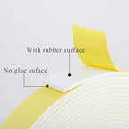 Foam Insulation Tape, Weather Seal Strip for Doors, Windows, Air Conditioning, Plumbing, Pipes, Weatherstrip, Waterproof, Seal, Foam Strips (White, 66Ft x 1/8” x 2”)