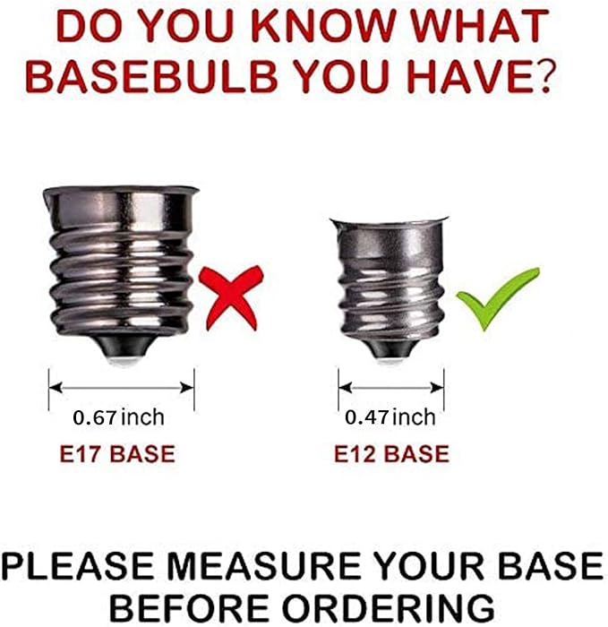 25 Pack C7 Replacement Bulbs, Orange Halloween Light Bulbs, E12 Candelabra Base 5W Incandescent for Outdoor String Lights, Christmas Tree Patio Porch Holiday Party Decor