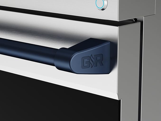 Gordon Ramsay by THOR Kitchen 30 Inch Professional Liquid Propane Range with Tilt Panel Touch Control in Stainless Steel/Navy Blue