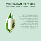 Size 00 Empty Vegetarian Capsules (HPMC) 1,000 Count
