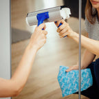 Sunbeam Cloth – Multipurpose Reusable Cleaning Cloth for Glass, Furniture, Floors, and More (Blue, Large)