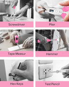 24pcs Home DIY Tool Kit for Household, Office & Garage - General Repair Small Hand Tool Set with Storage Case