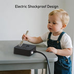 Outdoor Power Strip Weatherproof, KPQ IPX6 Waterproof Surge Protector Power Strip with 3 Outlets, 2 USB A & 1 USB C, 6Ft Heavy Duty Extension Cord for Indoor Outdoor