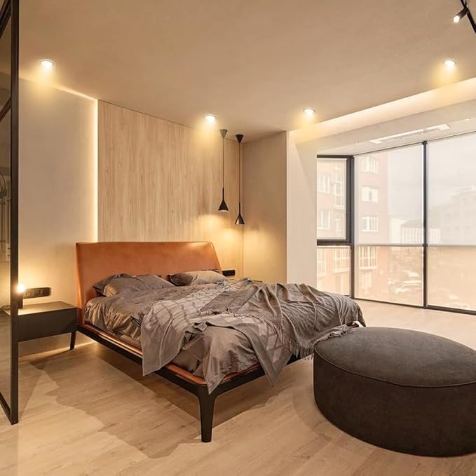 2 Inch LED Downlight, Recessed Lighting Dimmable Ceiling Light, 3W, 2700K Ultra Warm White, CRI80 with LED Driver(35W Halogen Equivalent), 20 Pack