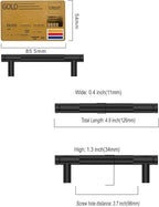 Amerdeco 10 Pack Matte Black Knurled Cabinet Pulls 3.75 Inch Center to Center Kitchen Cabinet Handles for Drawer Dresser, Cupboard and Wardrobe ZH0031