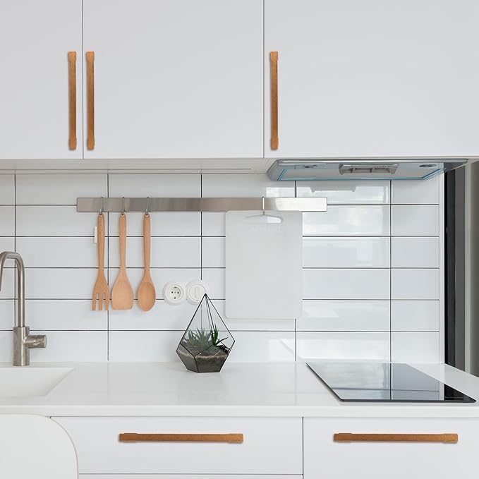 COTYKILEY 6 Pack 10 Inch(256mm) Antique Brass Kitchen Cabinet Handles Cabinet Pulls Vintage Drawer Pulls Aged Gold Bronze Kitchen Cabinet Hardware